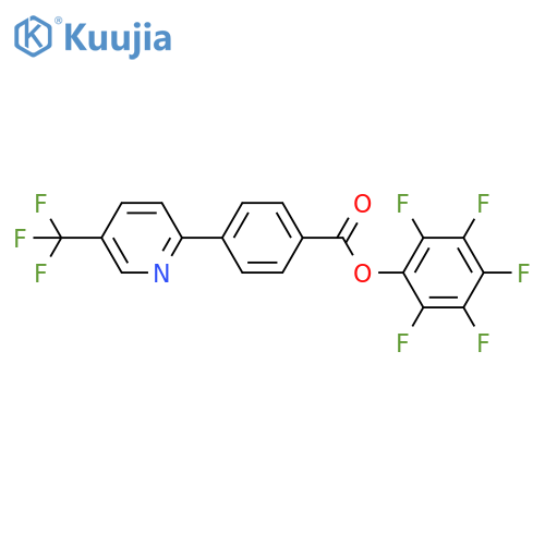 Pentafluorophenyl 4-[5-(trifluoromethyl)pyrid-2-yl]benzoate structure