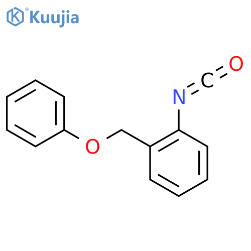 1-isocyanato-2-(phenoxymethyl)benzene structure