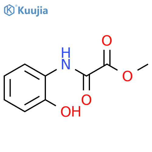 Methyl [(2-hydroxyphenyl)carbamoyl]formate structure