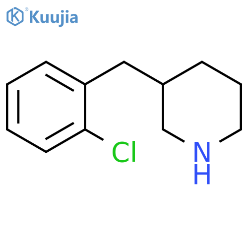 3-(2-chlorophenyl)methylpiperidine structure