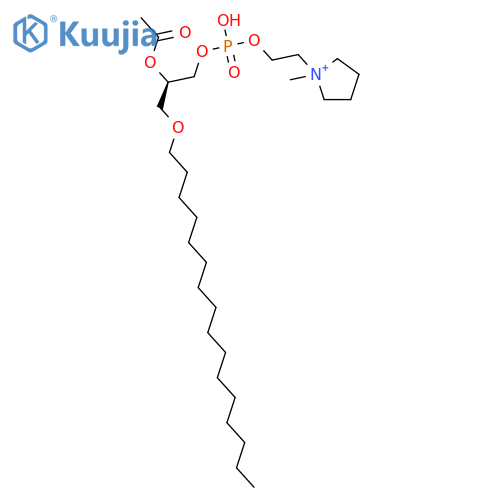 Pyrrolidinium,1-[(7R)-7-(acetyloxy)-4-hydroxy-4-oxido-3,5,9-trioxa-4-phosphapentacos-1-yl]-1-methyl-,inner salt structure