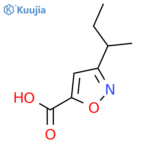 3-(butan-2-yl)-1,2-oxazole-5-carboxylic acid structure