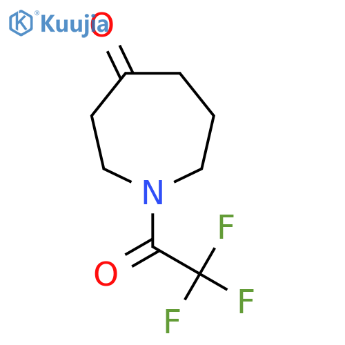 1-(2,2,2-trifluoroacetyl)azepan-4-one structure