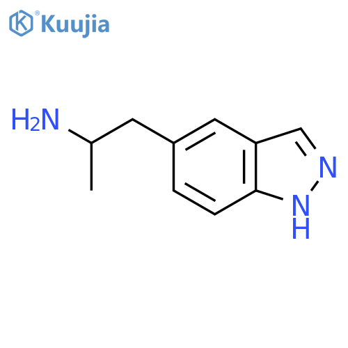 1-(1H-indazol-5-yl)propan-2-amine structure