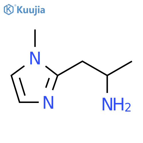 1-(1-METHYL-1H-IMIDAZOL-2-YL)-2-PROPANAMINE structure