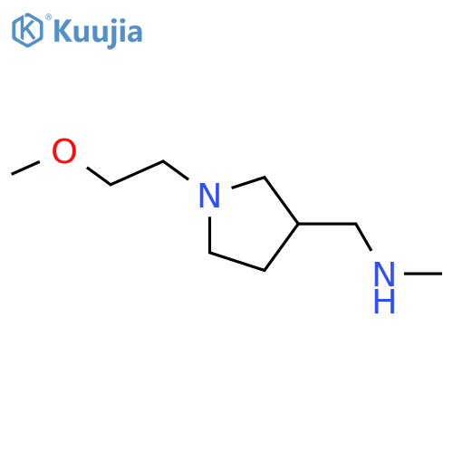 1-1-(2-Methoxyethyl)pyrrolidin-3-yl-N-methylmethanamine structure