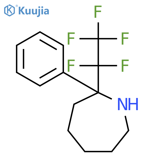2-(1,1,2,2,2-Pentafluoroethyl)-2-phenylazepane structure