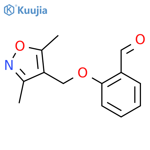 2-[(3,5-dimethyl-1,2-oxazol-4-yl)methoxy]benzaldehyde structure