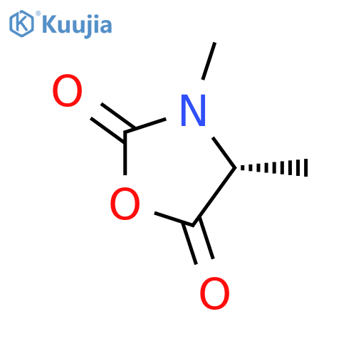 (4R)-3,4-dimethyl-1,3-oxazolidine-2,5-dione structure