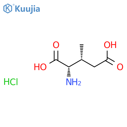 (2S,3R)-3-Methylglutamic Acid Hydrochloride Salt structure