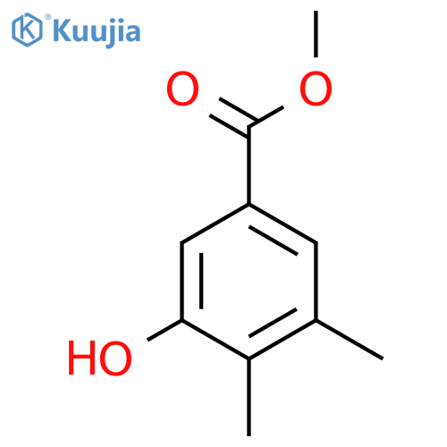 Methyl 3,4-dimethyl-5-hydroxybenzoate structure