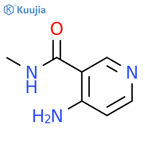 4-amino-N-methylpyridine-3-carboxamide structure