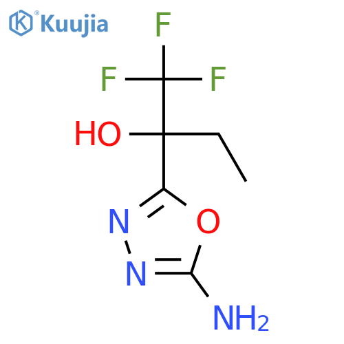 (R)-2-(5-Amino-1,3,4-oxadiazol-2-yl)-1,1,1-trifluorobutan-2-ol structure