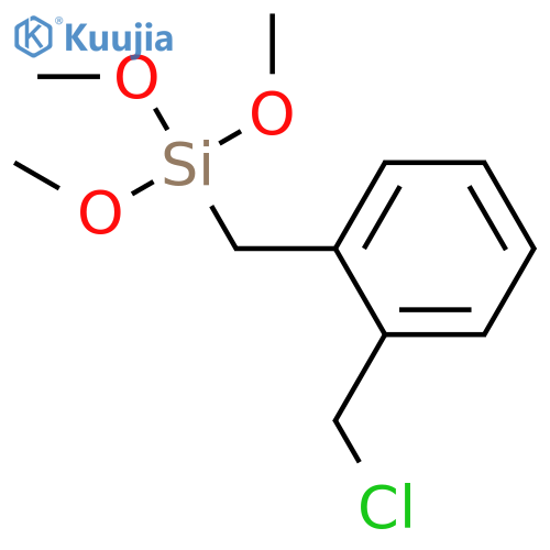Silane, [[2-(chloromethyl)phenyl]methyl]trimethoxy- structure