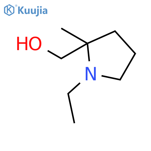 (1-Ethyl-2-methylpyrrolidin-2-yl)methanol structure