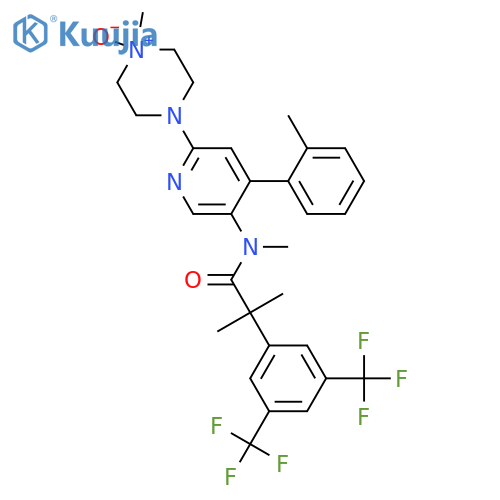 Netupitant metabolite Netupitant N-oxide structure