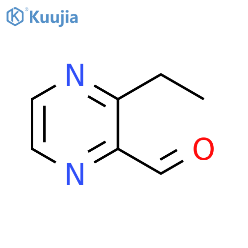 3-ethyl-2-Pyrazinecarboxaldehyde structure