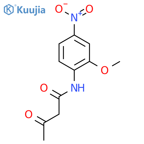 N-(2-Methoxy-4-nitrophenyl)-3-oxobutanamide structure