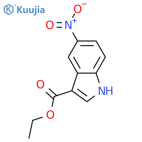 ethyl 5-nitro-1H-indole-3-carboxylate structure