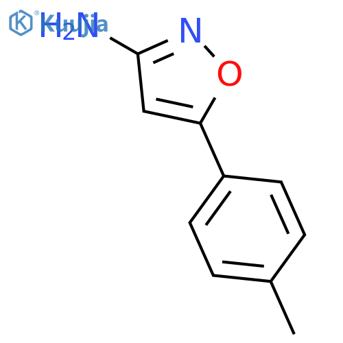 5-(4-methylphenyl)-1,2-oxazol-3-amine structure