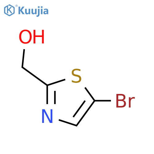 (5-bromo-1,3-thiazol-2-yl)methanol structure