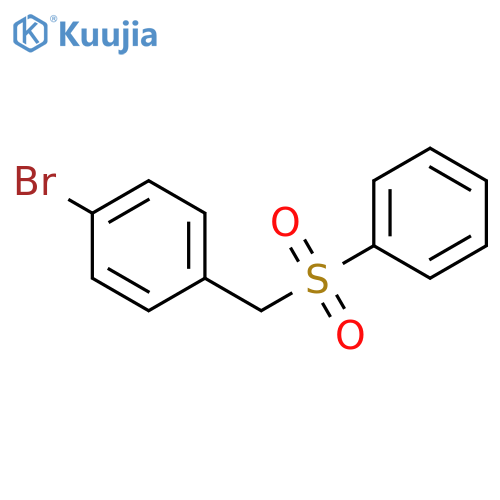 Benzene, 1-bromo-4-[(phenylsulfonyl)methyl]- structure