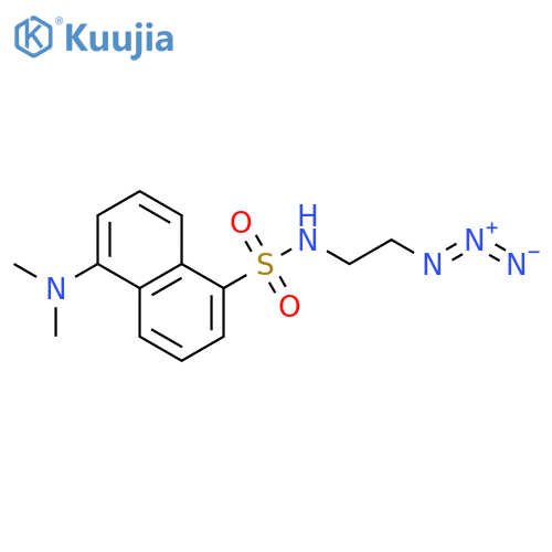 N-(2-azidoethyl)-5-(dimethylamino)naphthalene-1-sulfonamide structure