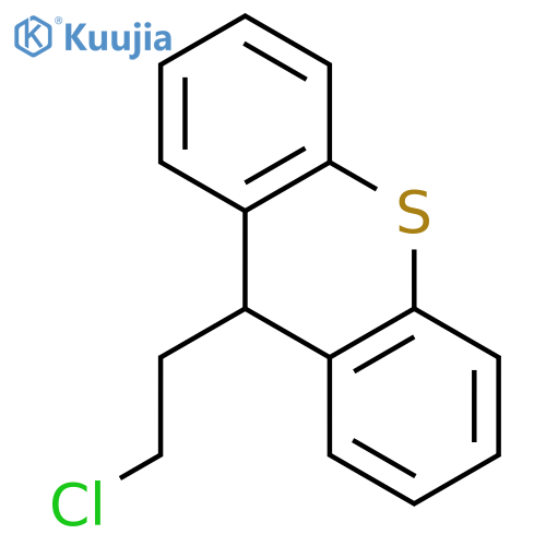 9H-THIOXANTHENE, 9-(2-CHLOROETHYL)- structure