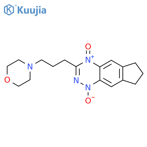 3-(3-Morpholinopropyl)-7,8-dihydro-6H-indeno[5,6-e][1,2,4]triazine 1,4-dioxide structure