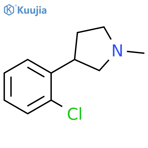 3-(2-chlorophenyl)-1-methylpyrrolidine structure