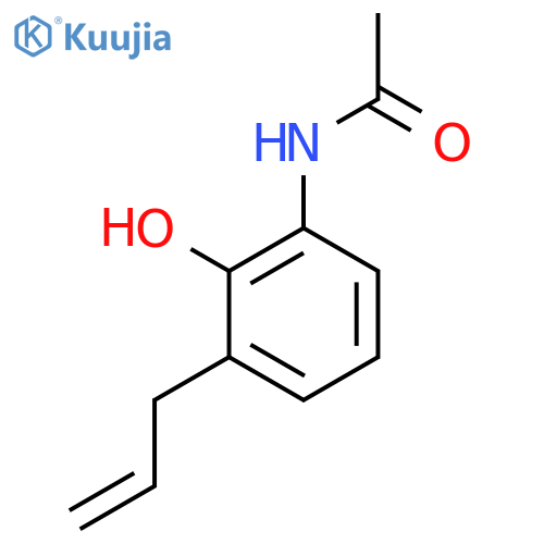 N-(3-allyl-2-hydroxyphenyl)acetamide structure