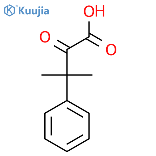 3-methyl-2-oxo-3-phenylbutanoic acid structure