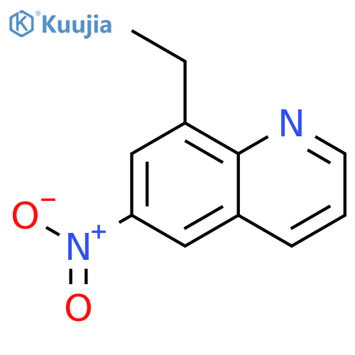 quinoline, 8-ethyl-6-nitro- structure