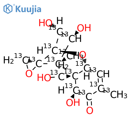 Nivalenol-13C15 solution structure