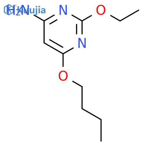 4-Pyrimidinamine,6-butoxy-2-ethoxy- structure
