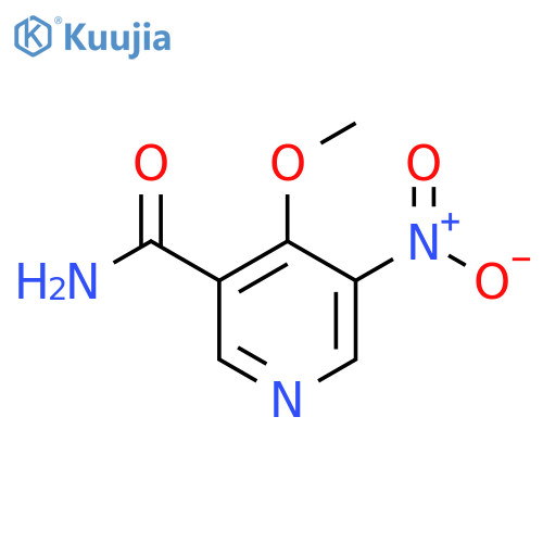 4-Methoxy-5-nitronicotinamide structure