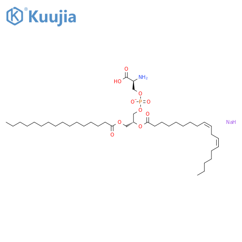 1-PALMITOYL-2-LINOLEOYL-SN-GLYCERO-3-[PHOSPHO-L-SERINE](SODIUM SALT) structure