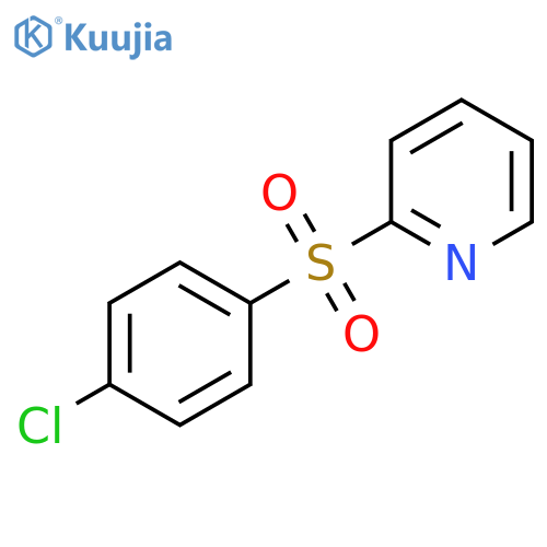 2-(4-chlorophenyl)sulfonylpyridine structure