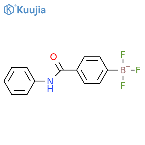 Potassium 4-(Phenylamino-1-carbonyl)phenyltrifluoroborate structure