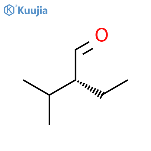 (2R)-2-ethyl-3-methylbutanal structure