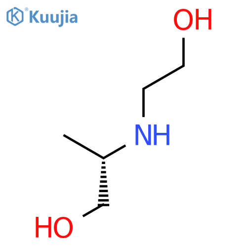 1-PROPANOL, 2-[(2-HYDROXYETHYL)AMINO]-, (S)- structure