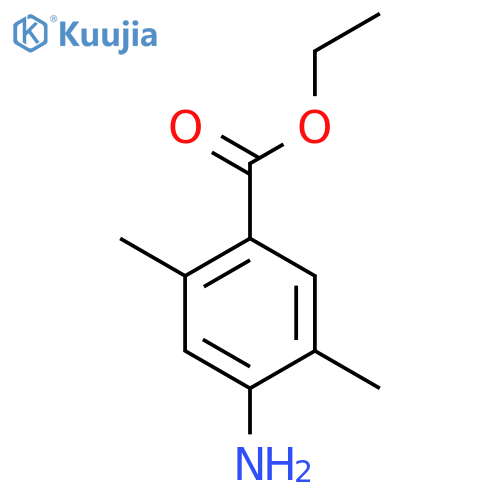 ethyl 4-amino-2,5-dimethylbenzoate structure