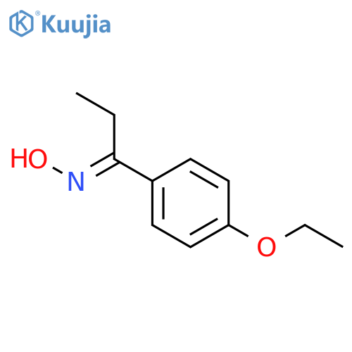 1-(4-Ethoxyphenyl)-1-propanone oxime structure