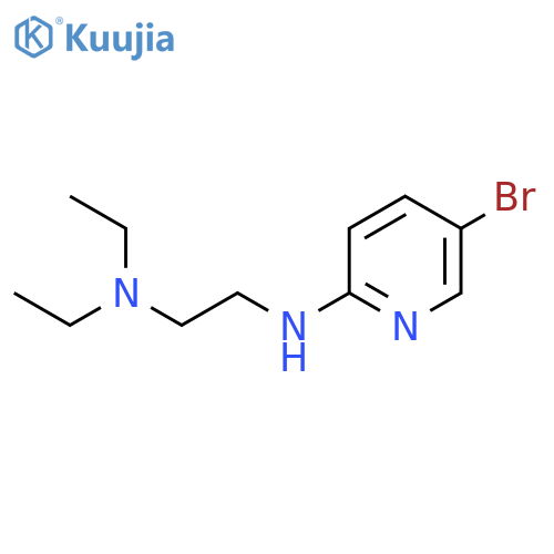 5-bromo-N-[2-(diethylamino)ethyl]pyridin-2-amine structure