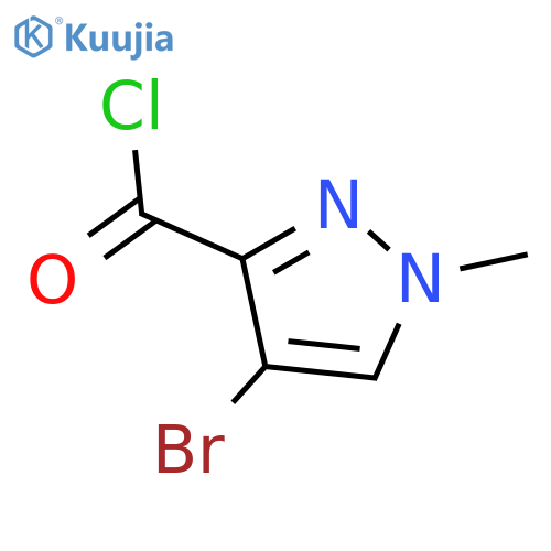 4-bromo-1-methyl-1h-pyrazole-3-carbonyl chloride structure