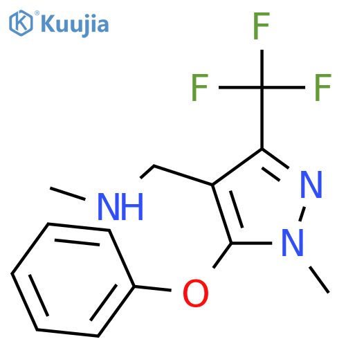 N-Methyl-1-methyl-5-phenoxy-3-(trifluoromethyl)-1H-pyrazol-4-ylmethylamine structure