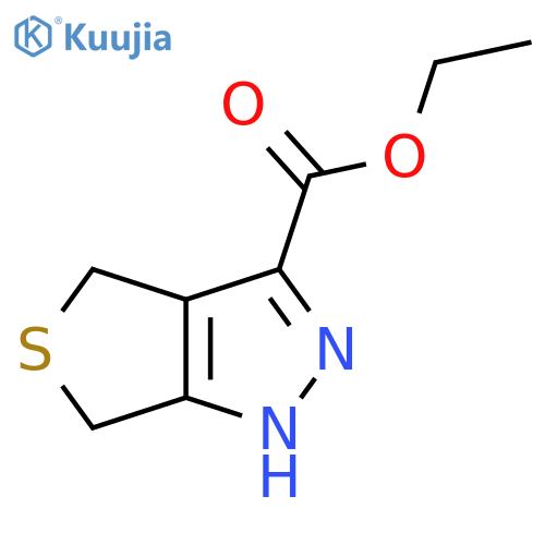 ethyl 4,6-dihydro-2H-thieno3,4-cpyrazole-3-carboxylate structure