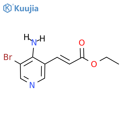Ethyl (2e)-3-(4-Amino-5-Bromopyridin-3-Yl)Prop-2-Enoate structure