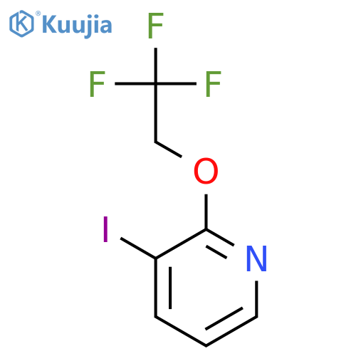3-Iodo-2-(2,2,2-trifluoroethoxy)pyridine structure
