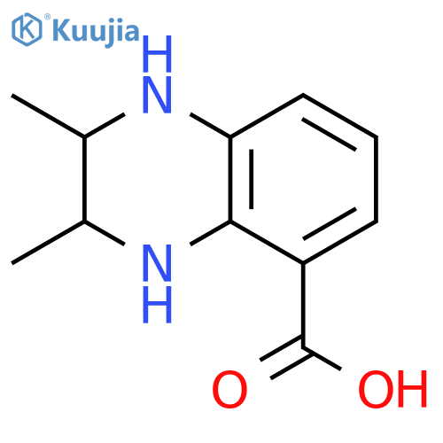 2,3-Dimethyl-1,2,3,4-tetrahydroquinoxaline-5-carboxylic acid structure